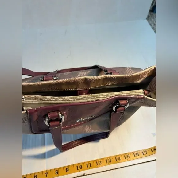 Coach Ashley Dotted Op Art Satchel Shoulder Bag - Picture 9 of 15